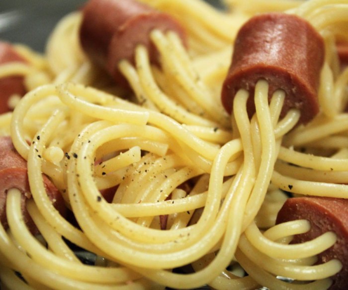 Lag en saftig pølse og spaghetti oppskrift på en enkel måte Lag en saftig pølse og spaghetti oppskrift på en enkel måte