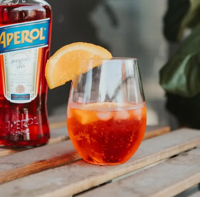 Spritz aperol frostad kant sparad Spritz aperol frostad kant sparad