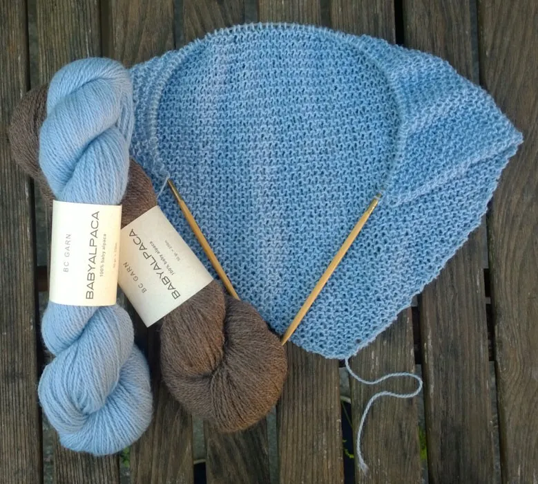 Enkelt sjal oppskrift