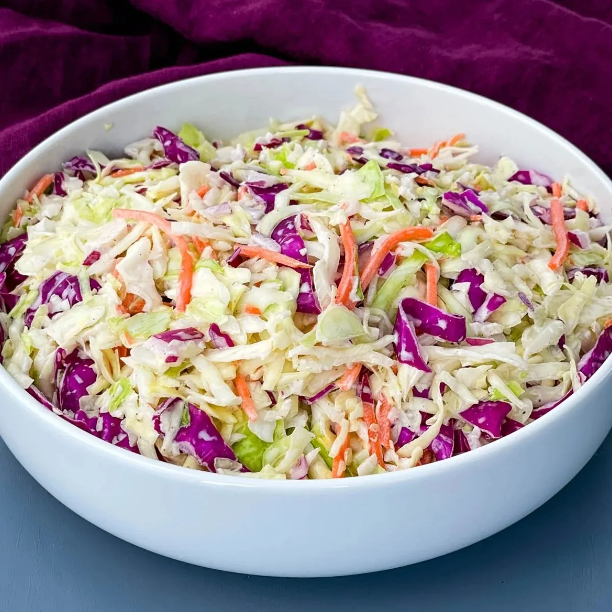 Purple cabbage slaw coleslaw salad cole watt elizabeth homemade Coleslaw salat oppskrift