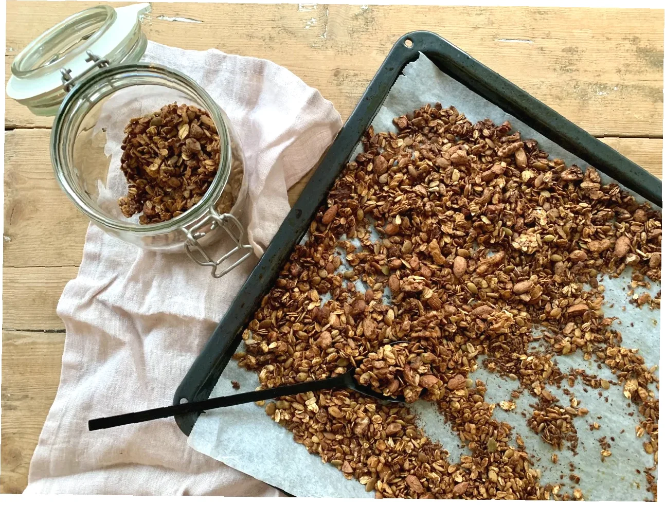 hjemmelaget granola lavkarbo
