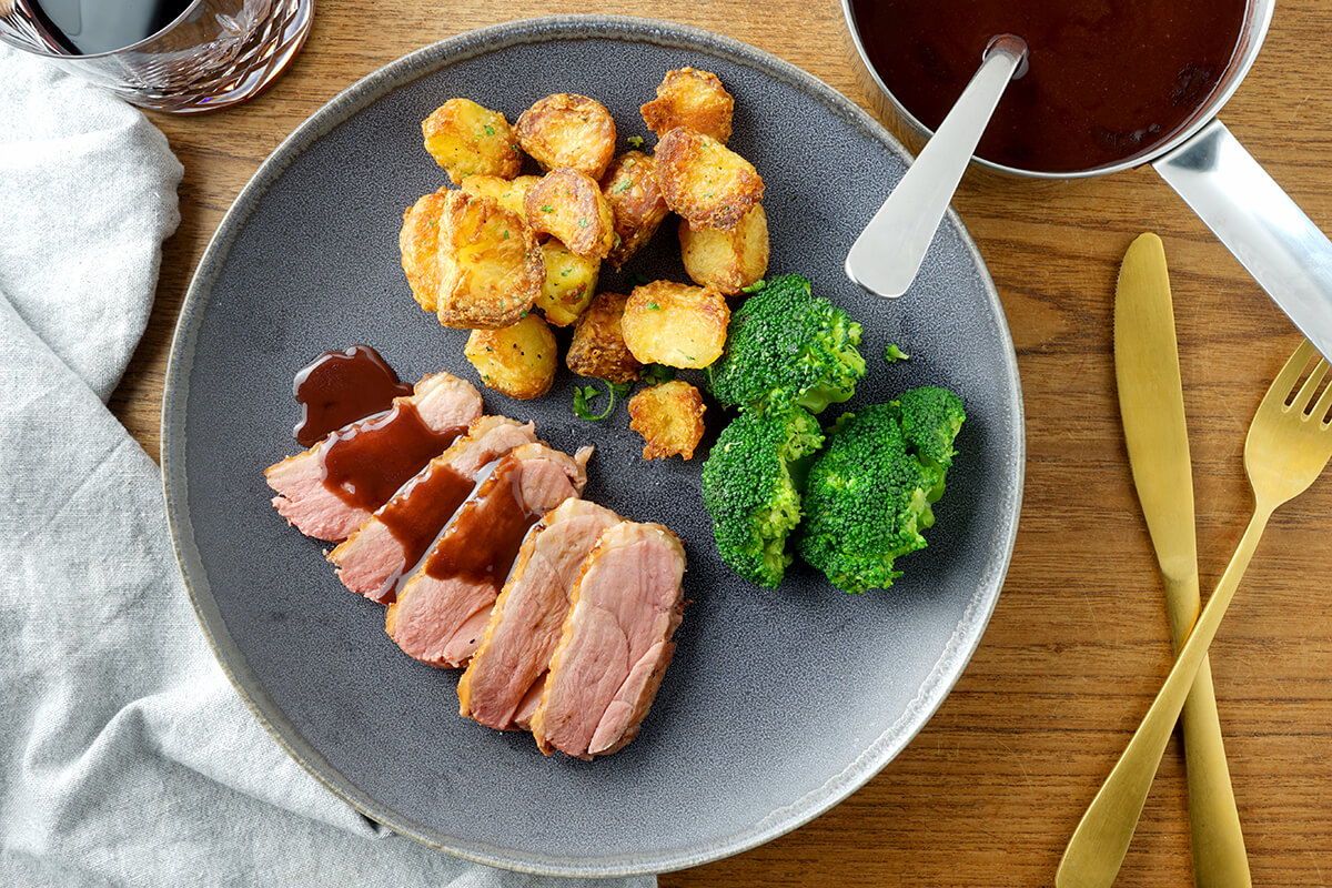 Oppskrift på Saftig Andebryst