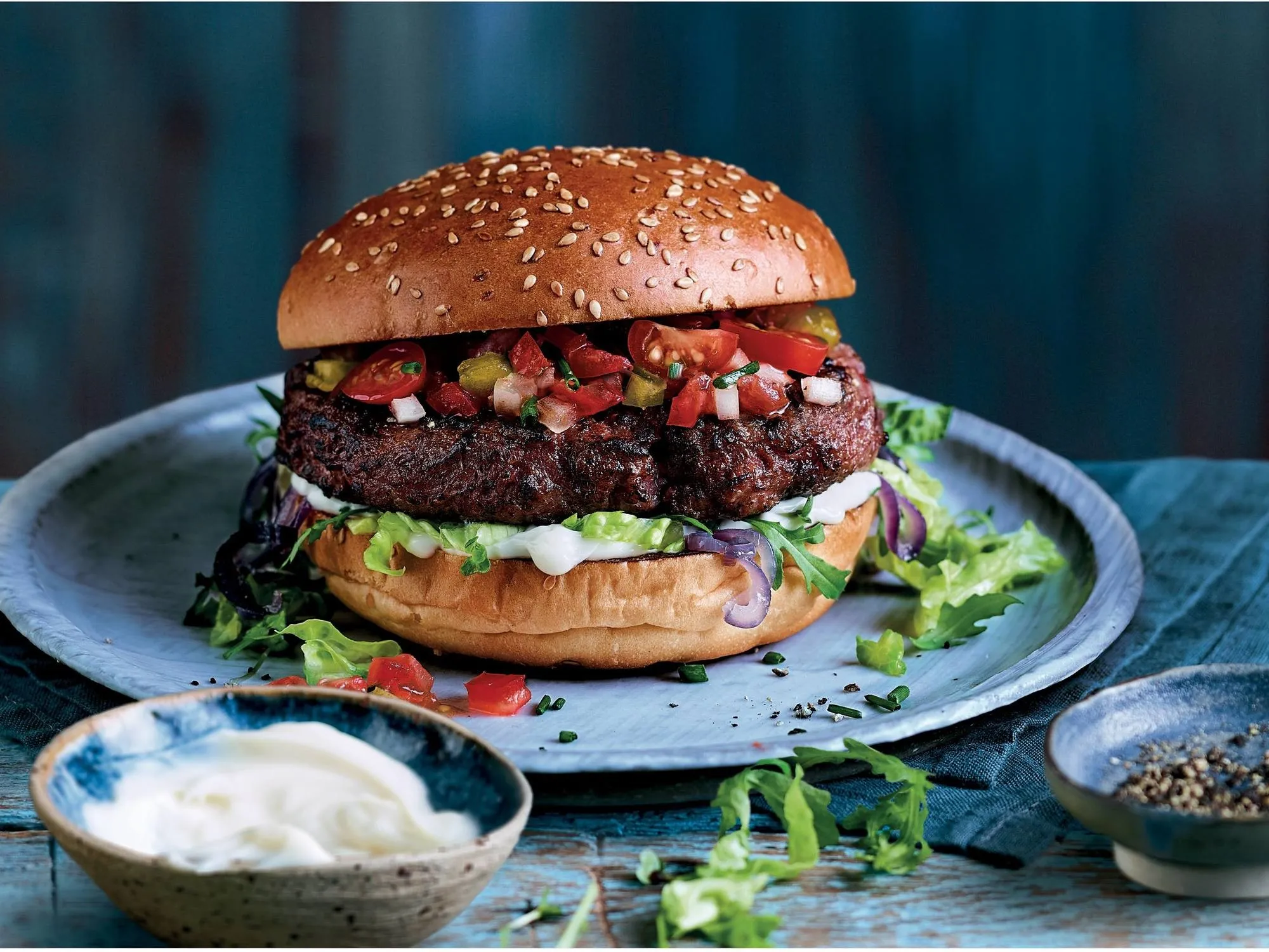 Saftig hamburger oppskrift