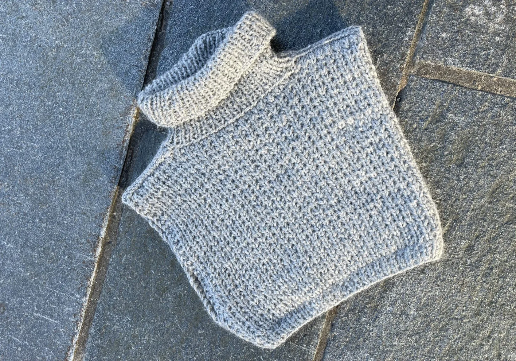 Strikket hals oppskrift