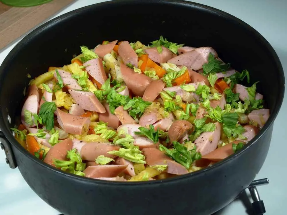 Vegetar pølse oppskrift