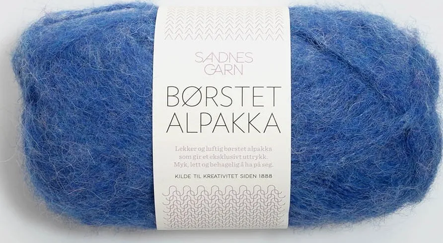 Sandnes børstet alpakka oppskrifter