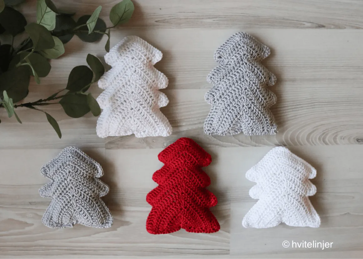 Strikka juletre oppskrift