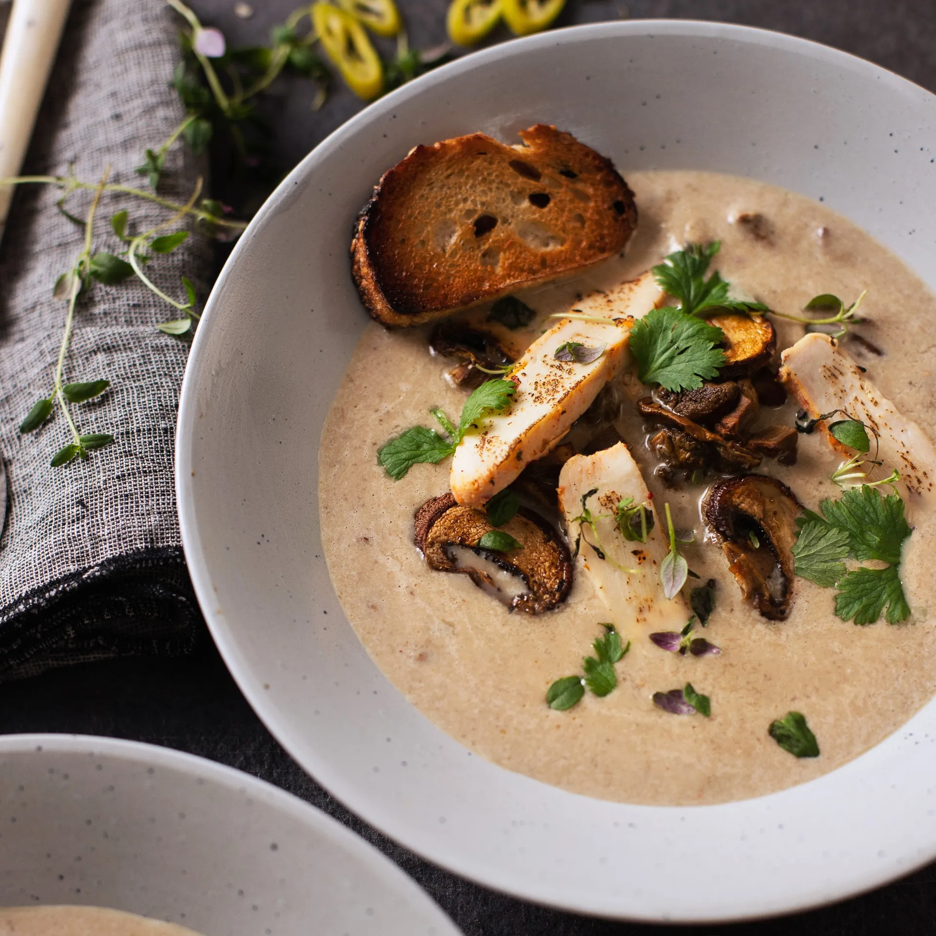 Steinsopp suppe oppskrift