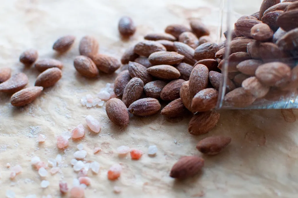 Salte mandler oppskrift