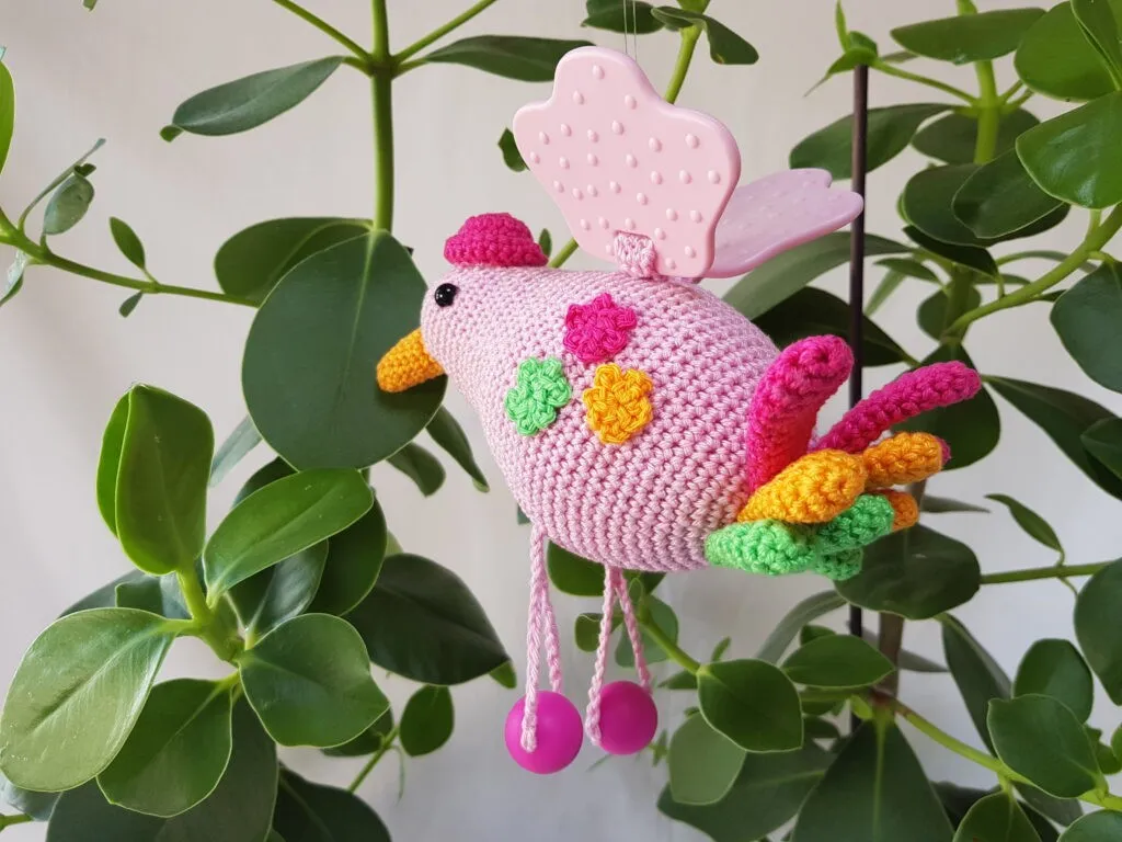 Påfugl garn oppskrift