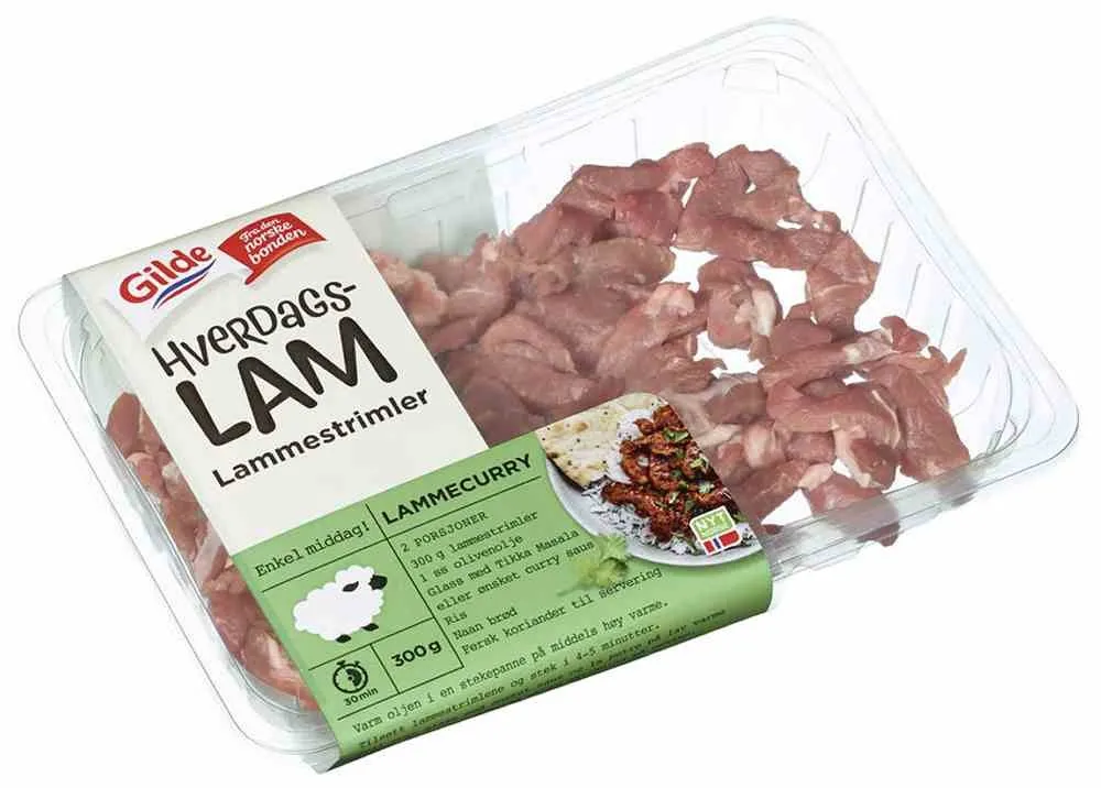 Lammestrimler oppskrift