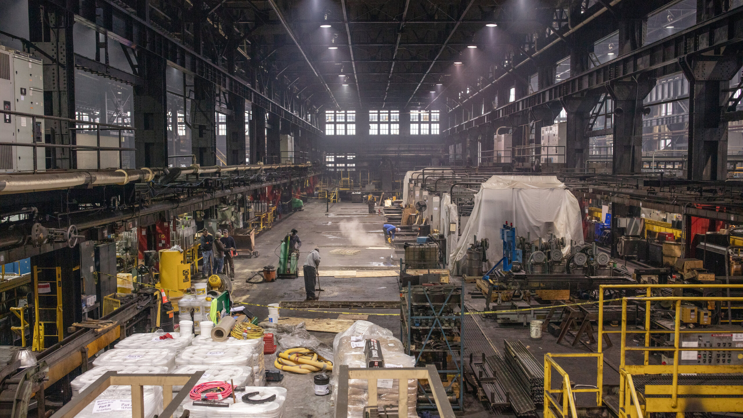 Omvisning blaafarveværket