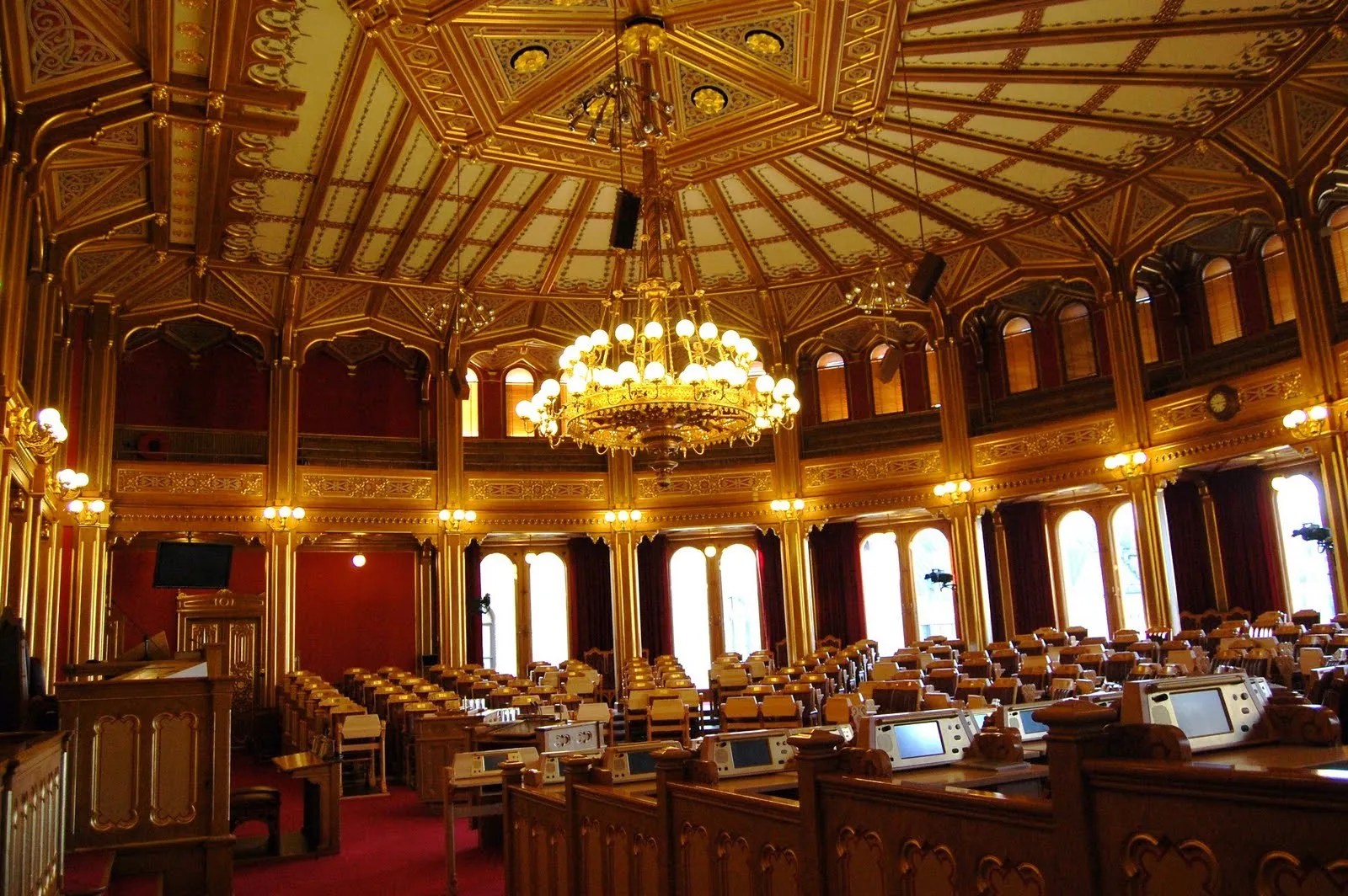 Parliament building norway norwegian storting interior preview