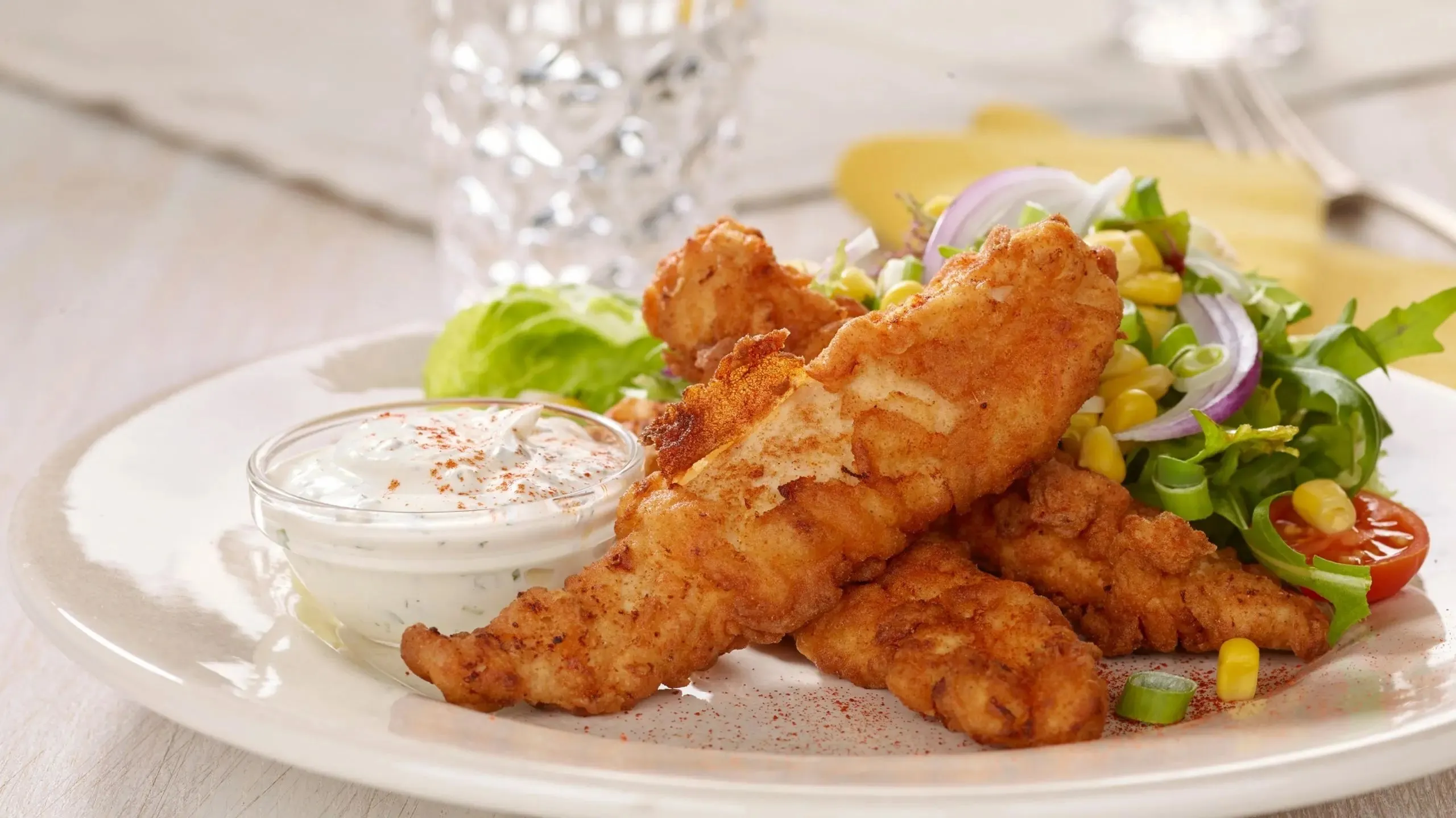 Crispy chicken oppskrift