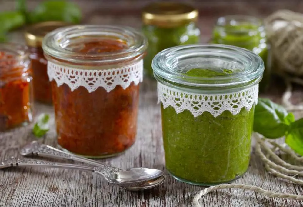 Rød pesto oppskrift