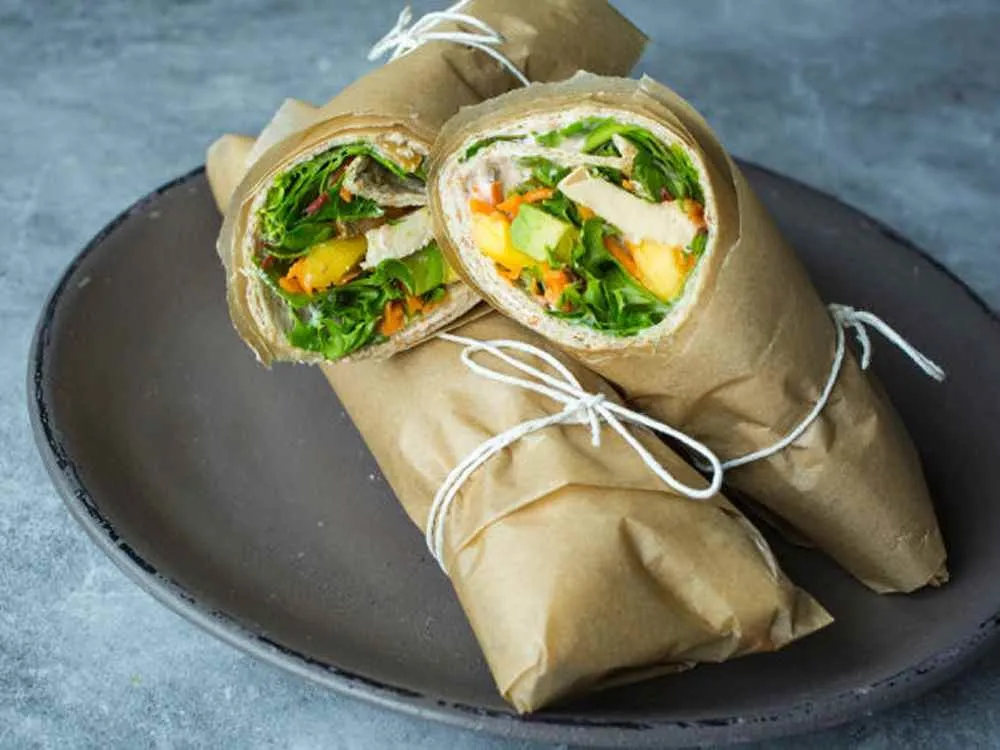 Kylling wrap eksotisk teriyaki