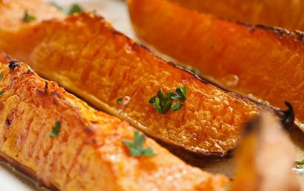 Bakt butternut frukt gresskar