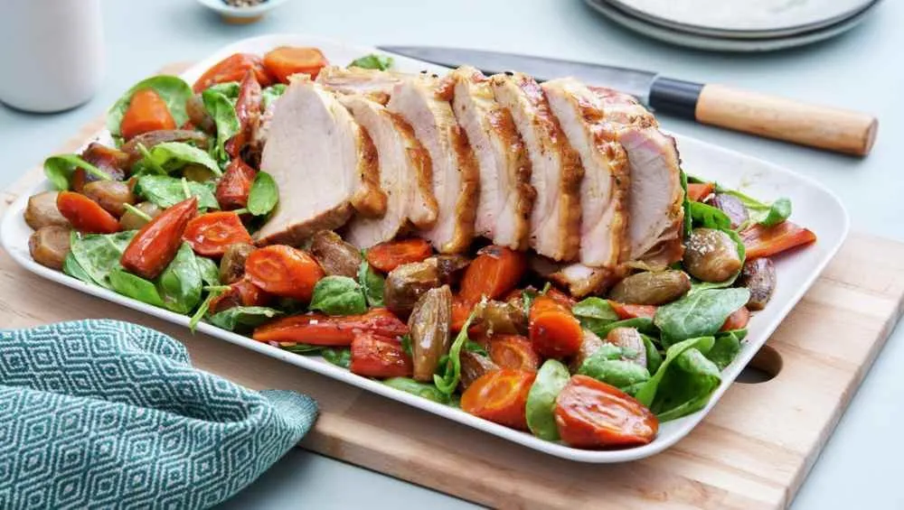 Loin svinekam grilled roast
