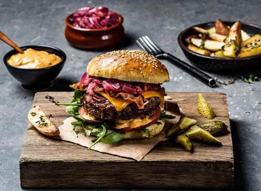 Rødbeteburger oppskrift