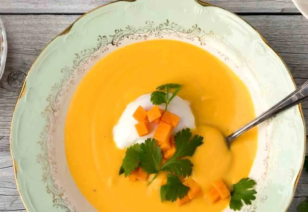 Søtpotetsuppe oppskrift