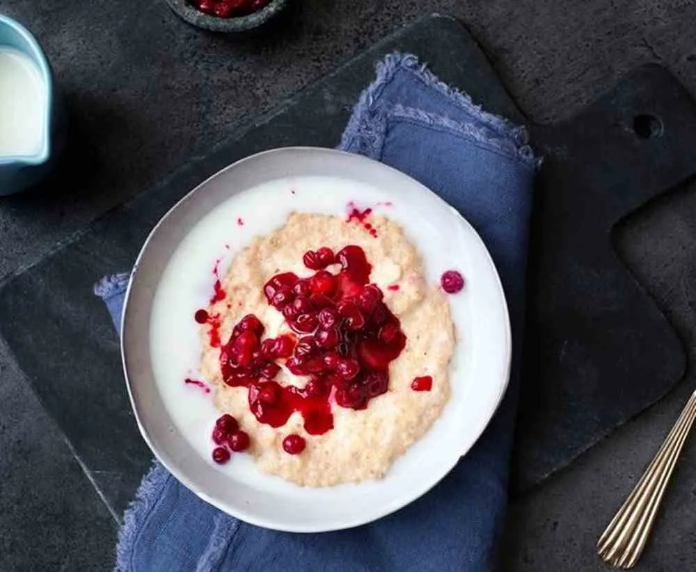 Havregrøt over natten oppskrift