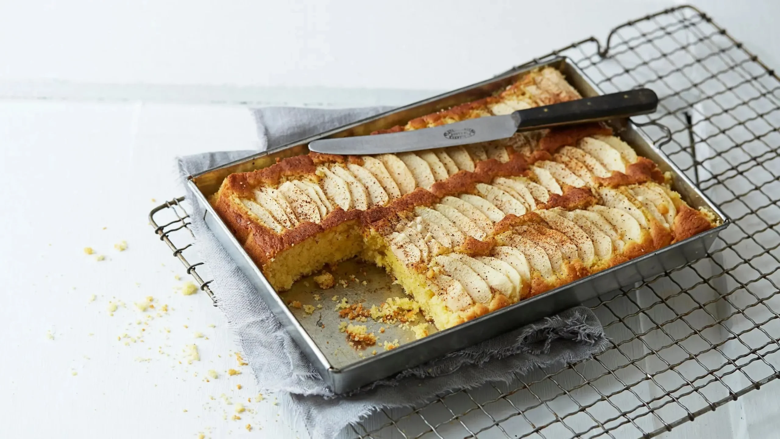 Eplekake oppskrift langpanne