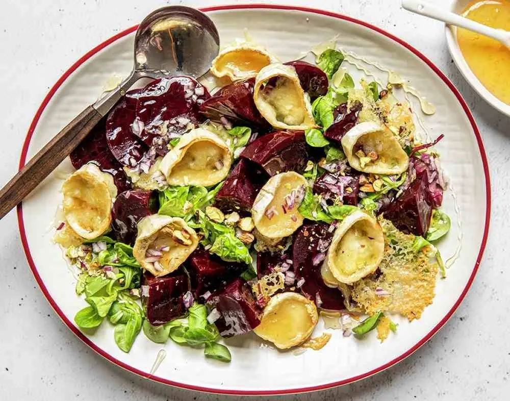 Chevre oppskrifter tomat salat ostecompagniet røre