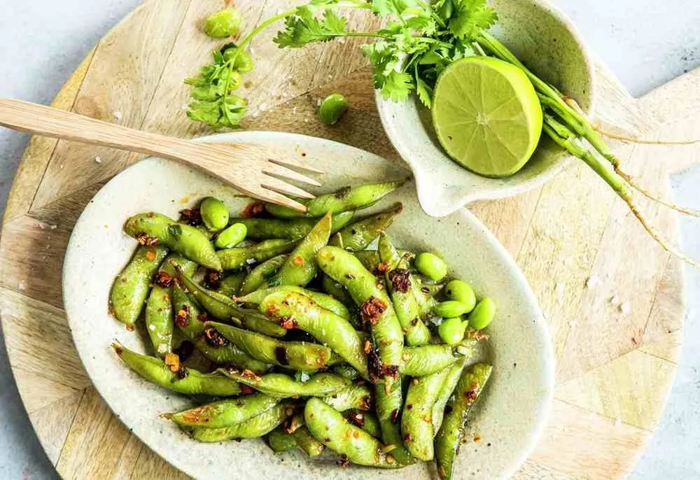 Edamamebønner oppskrift
