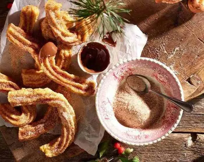 Churros sjokolade oppskrift personer