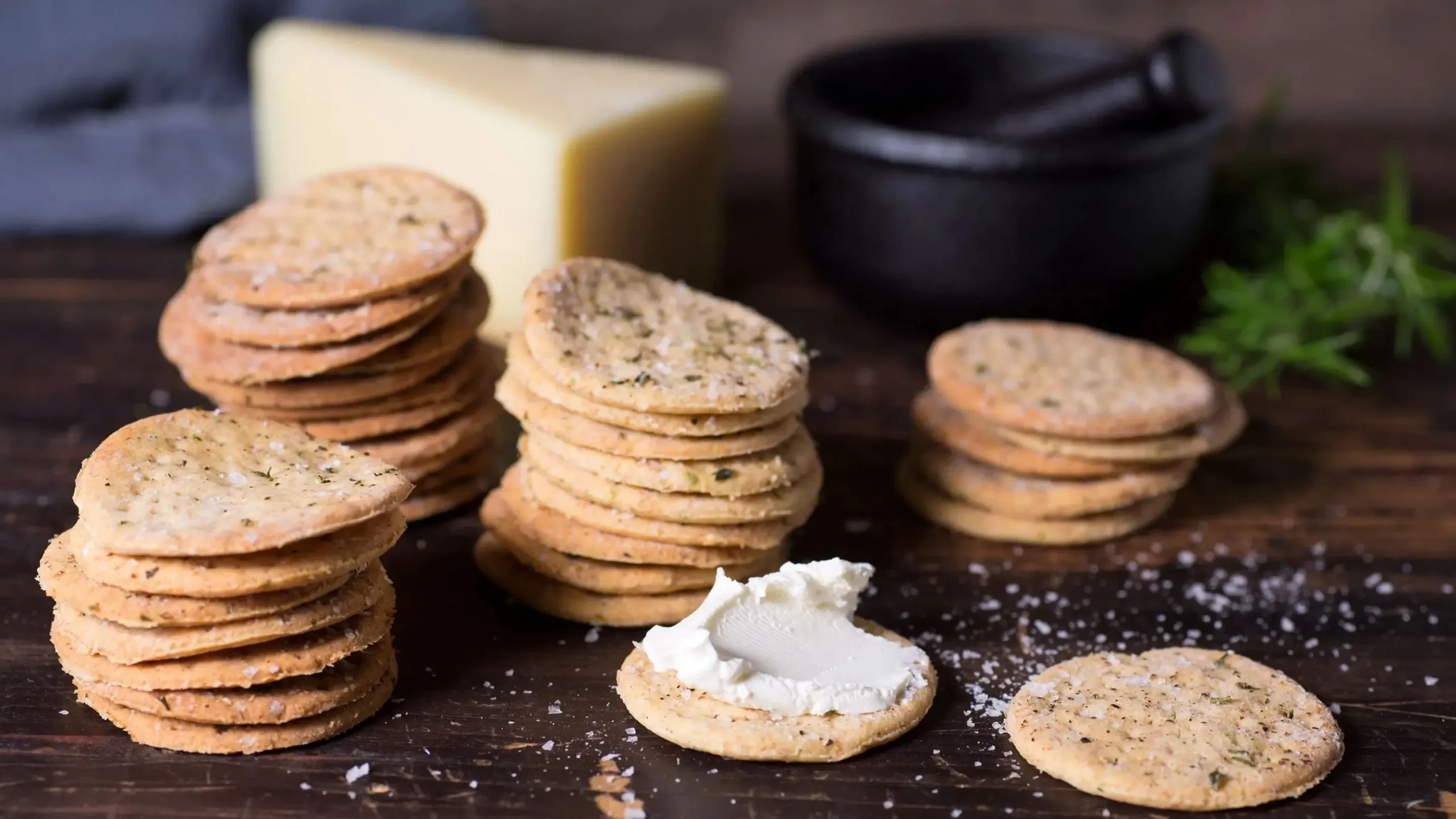 Salte kjeks oppskrift