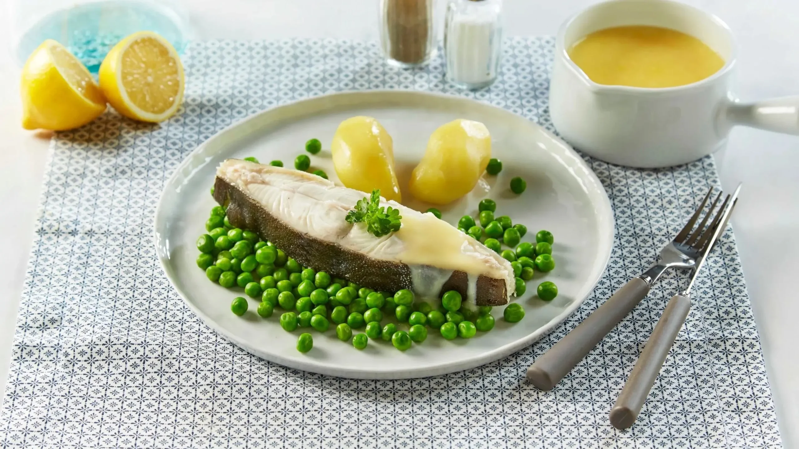 Kokt kveite oppskrift