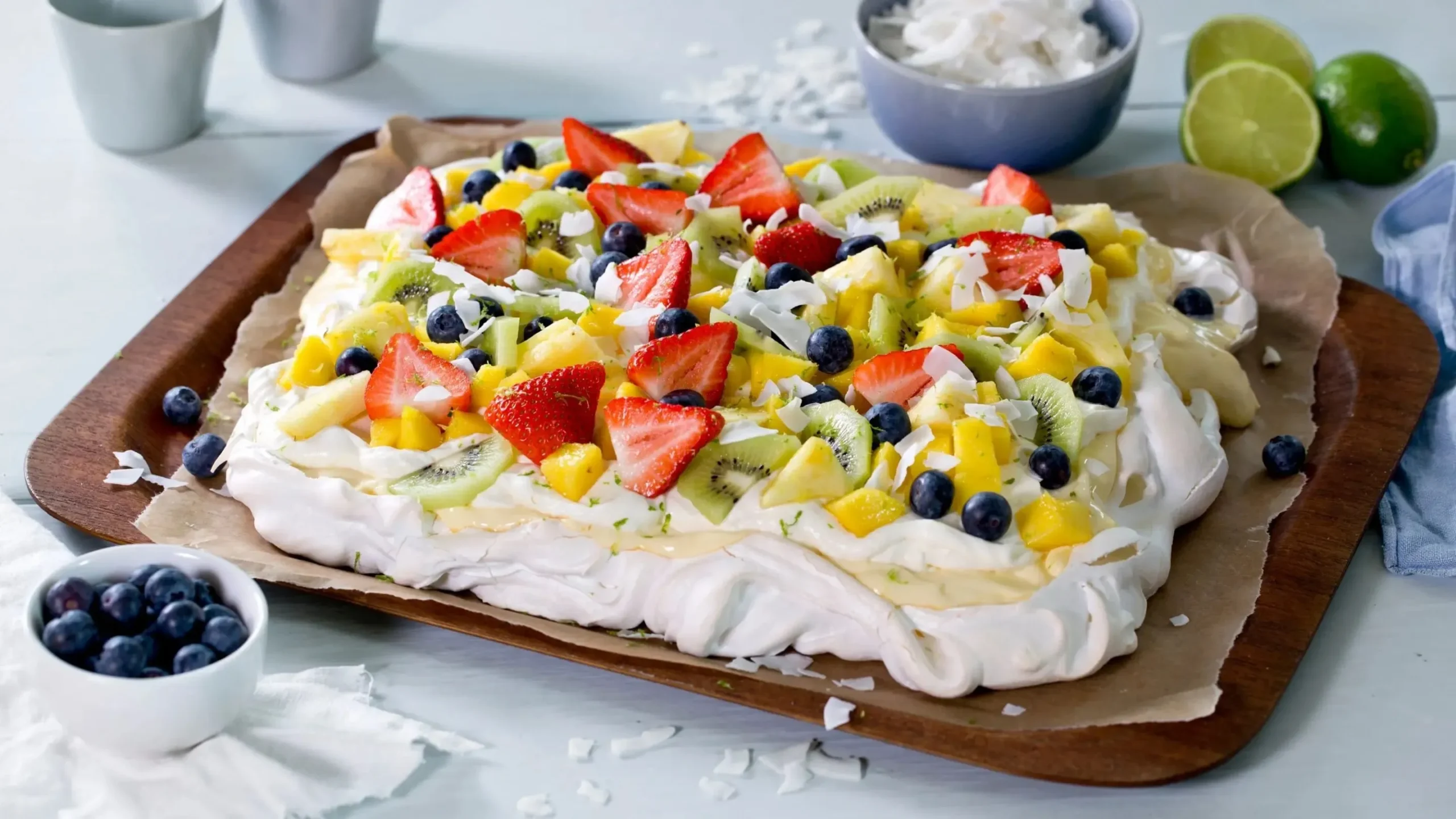 Pavlova oppskrift langpanne