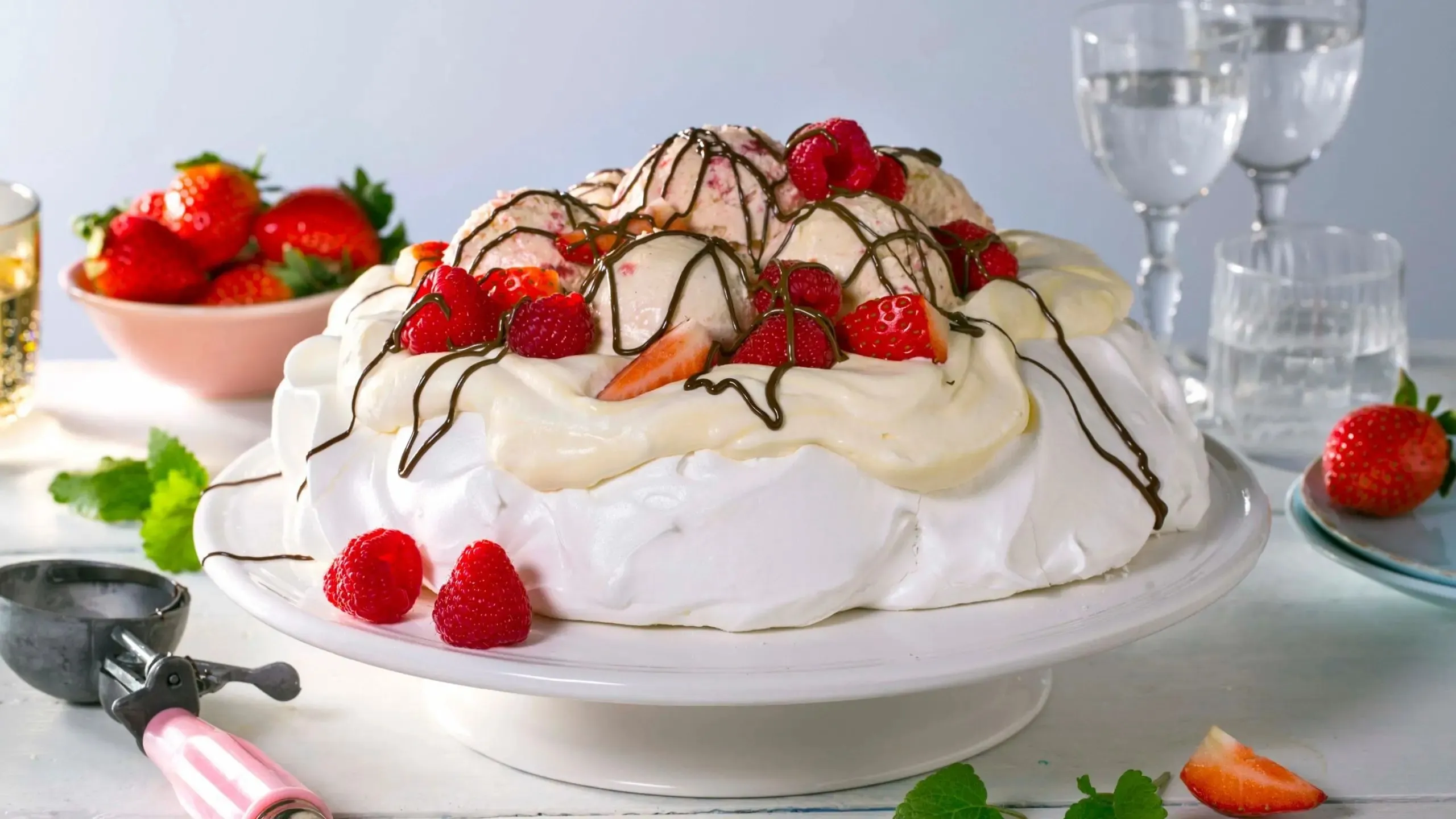 Pavlova oppskrift 4 egg