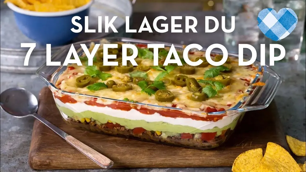 Taco dip oppskrift