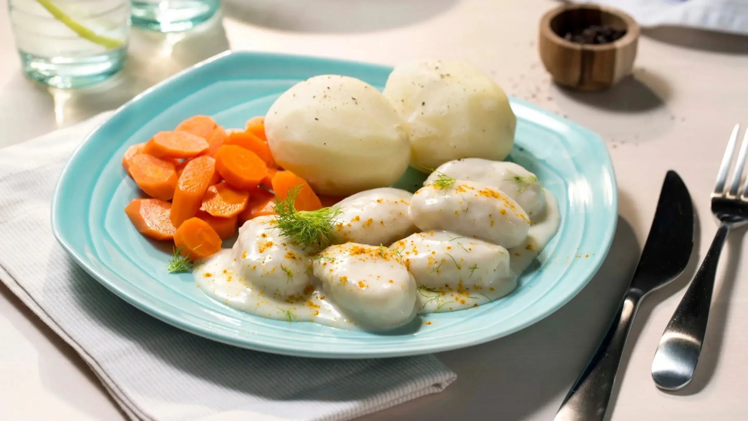 Oppskrifter med fiskeboller