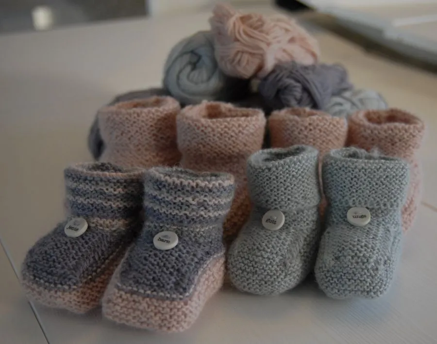 Oppskrift på babysokker i merinoull