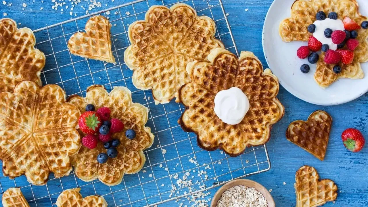 Havrevafler oppskrift