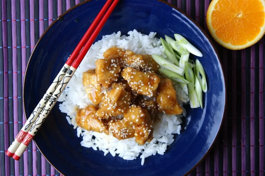 Orange chicken oppskrift