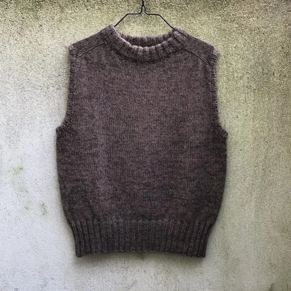 Strikkevest oppskrift gratis