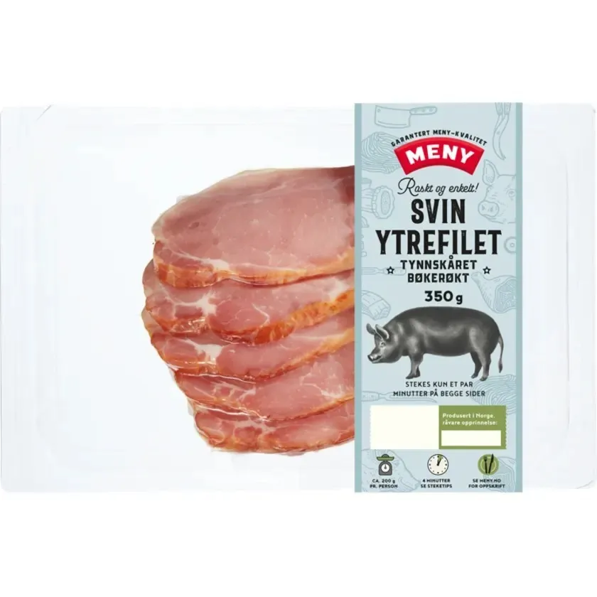 Tynnskåret ytrefilet av svin oppskrift