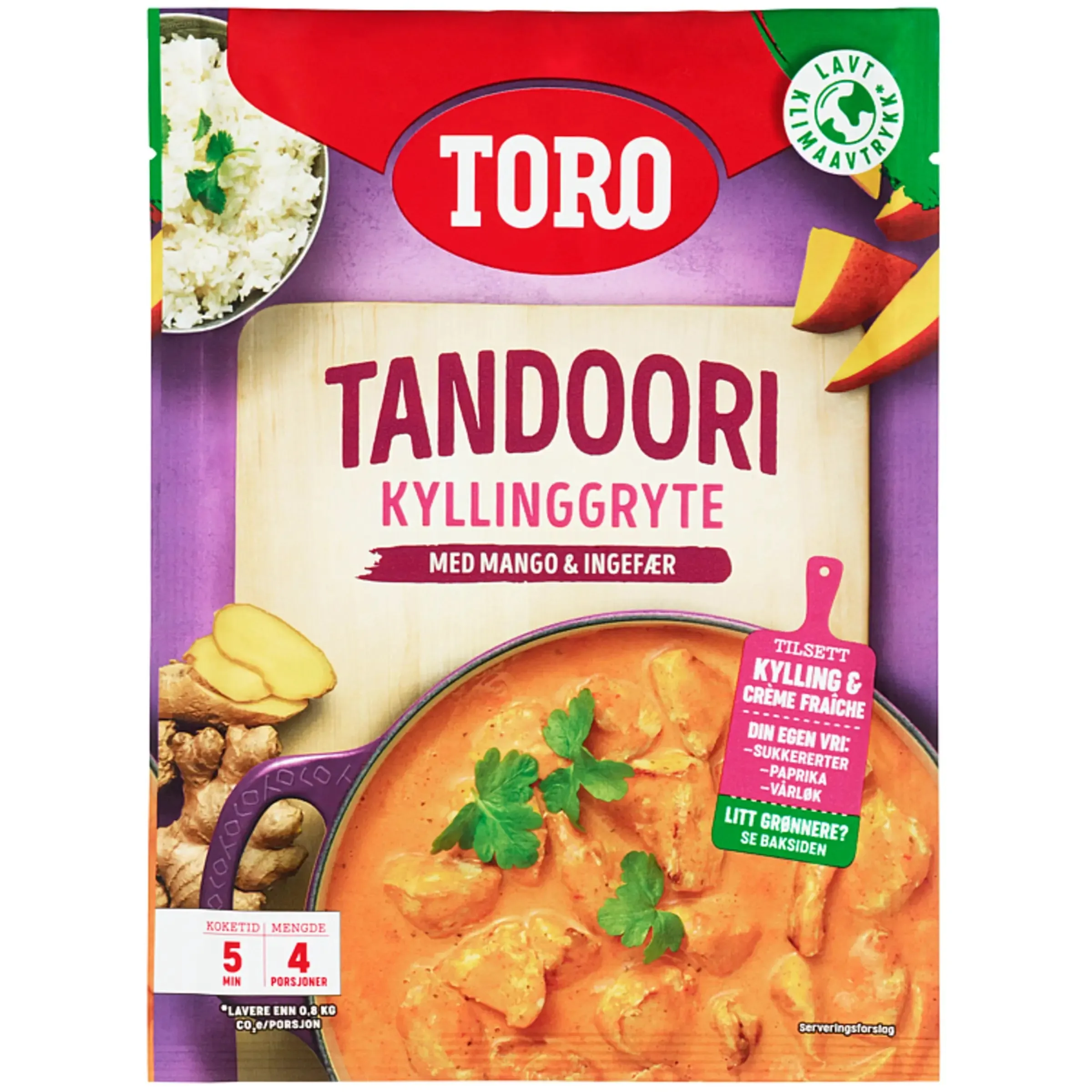 Gryte kylling kremet deilig spiselise