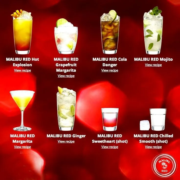 Drink caribbean mist malibu midori rum coconut recipe blue curacao pineapple recipes lemon carribean