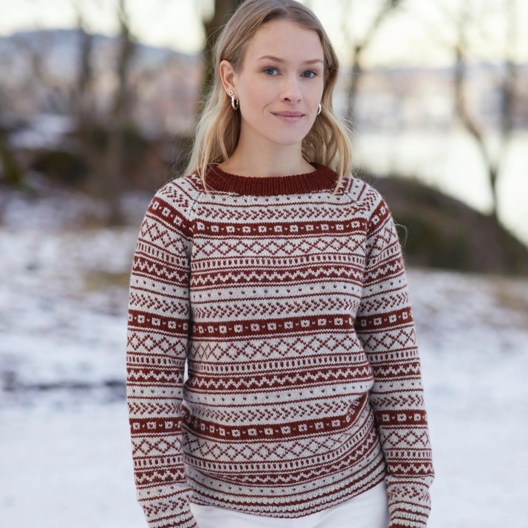 Holzweiler strikkegenser oppskrift