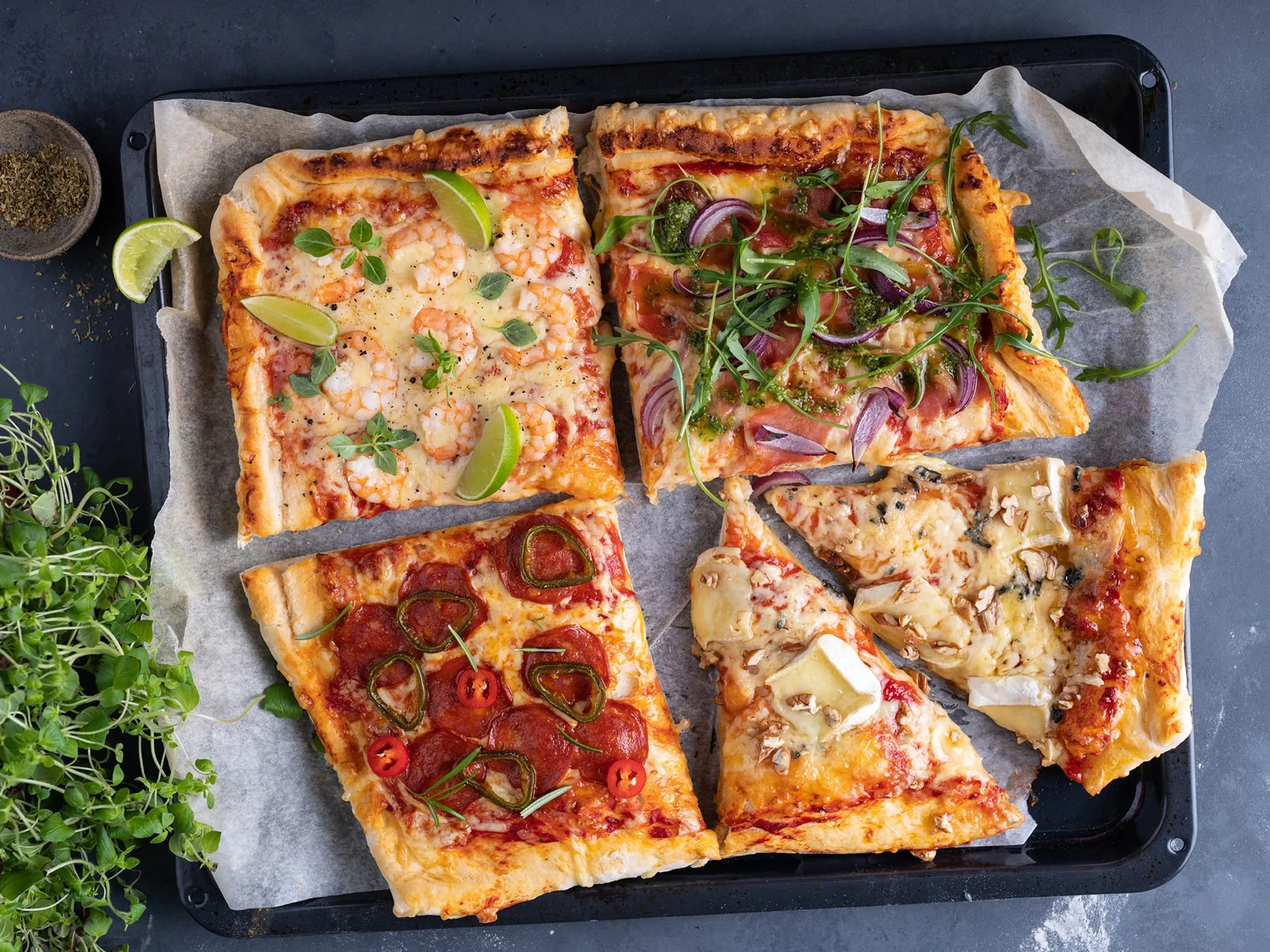 Spennende pizza oppskrift