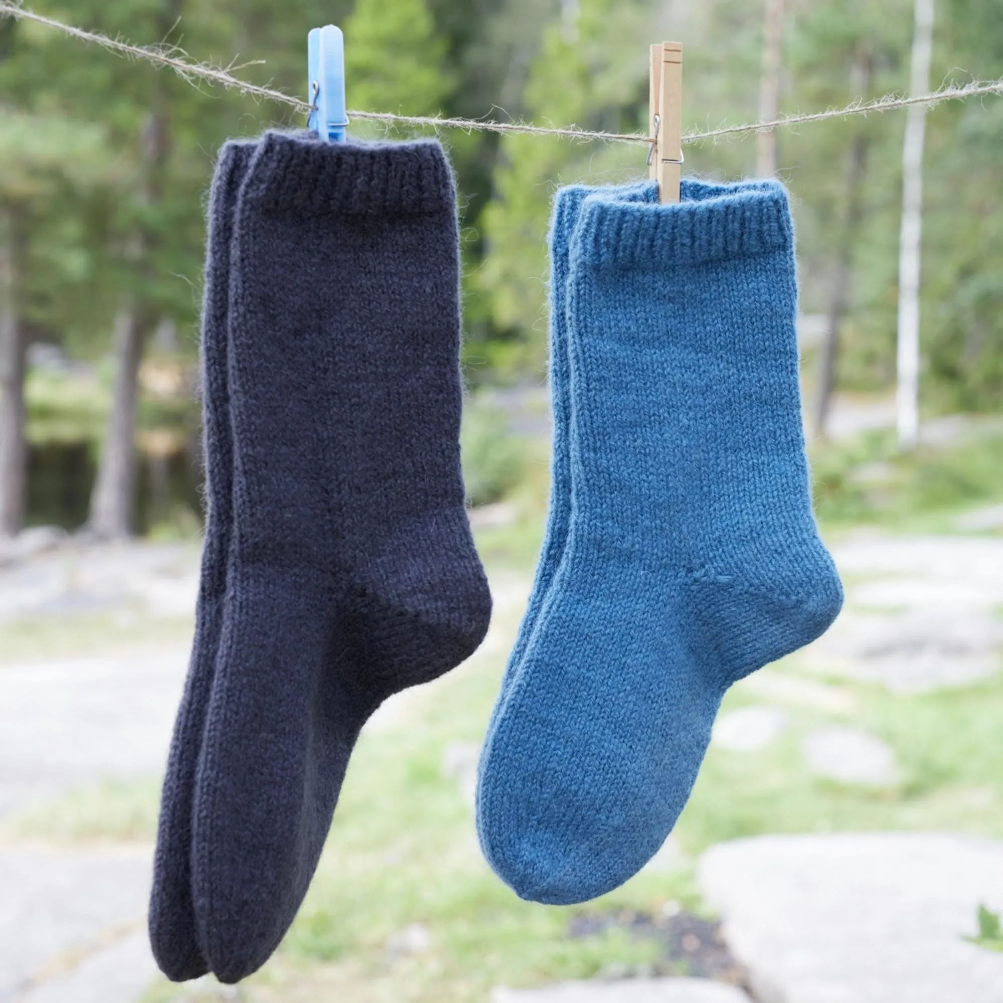 Oppskrift barnesokker i sterk