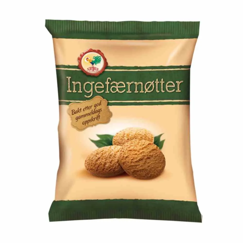 Ingefærnøtter oppskrift