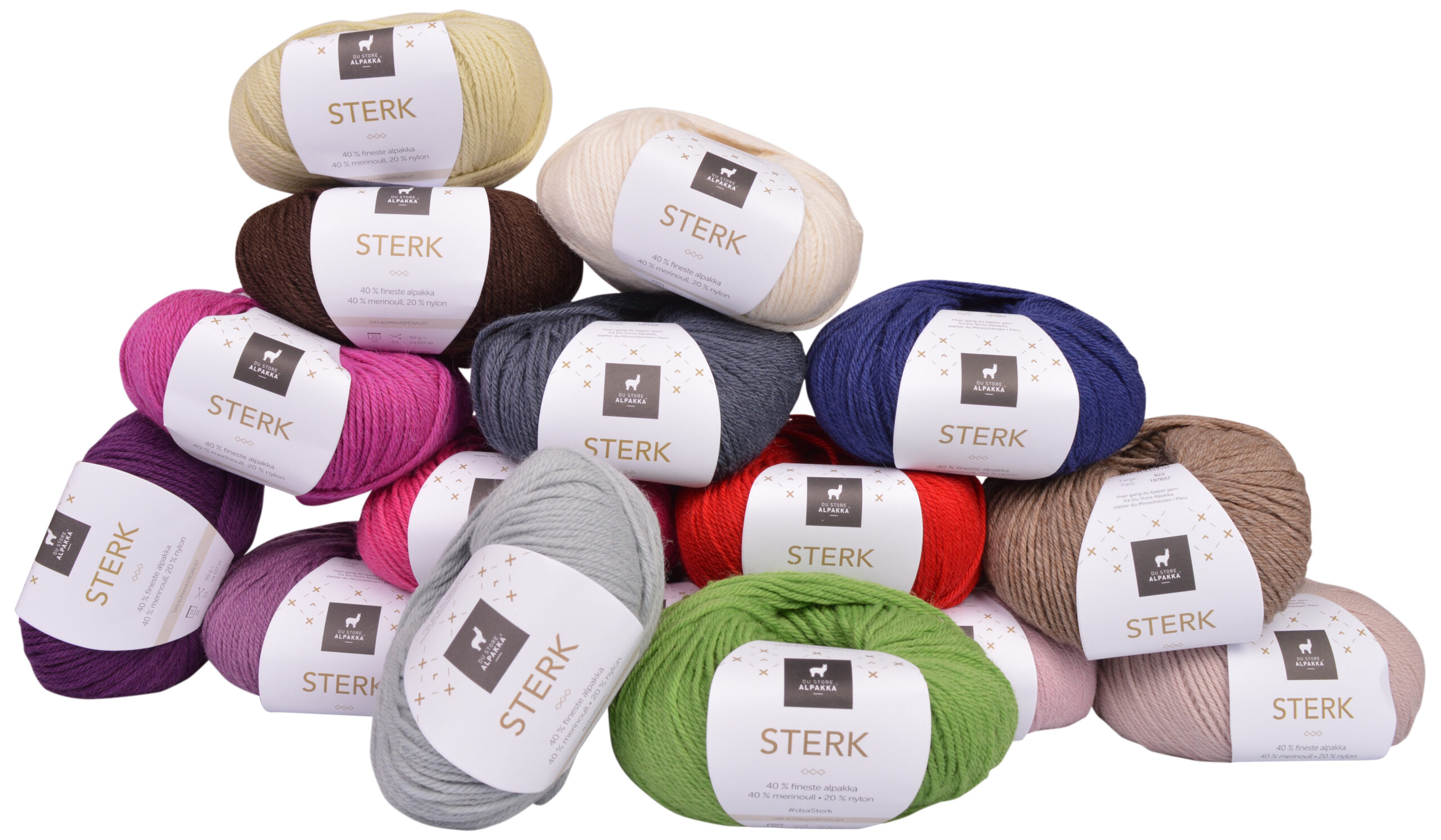 Sterk strikkemekka alpakka