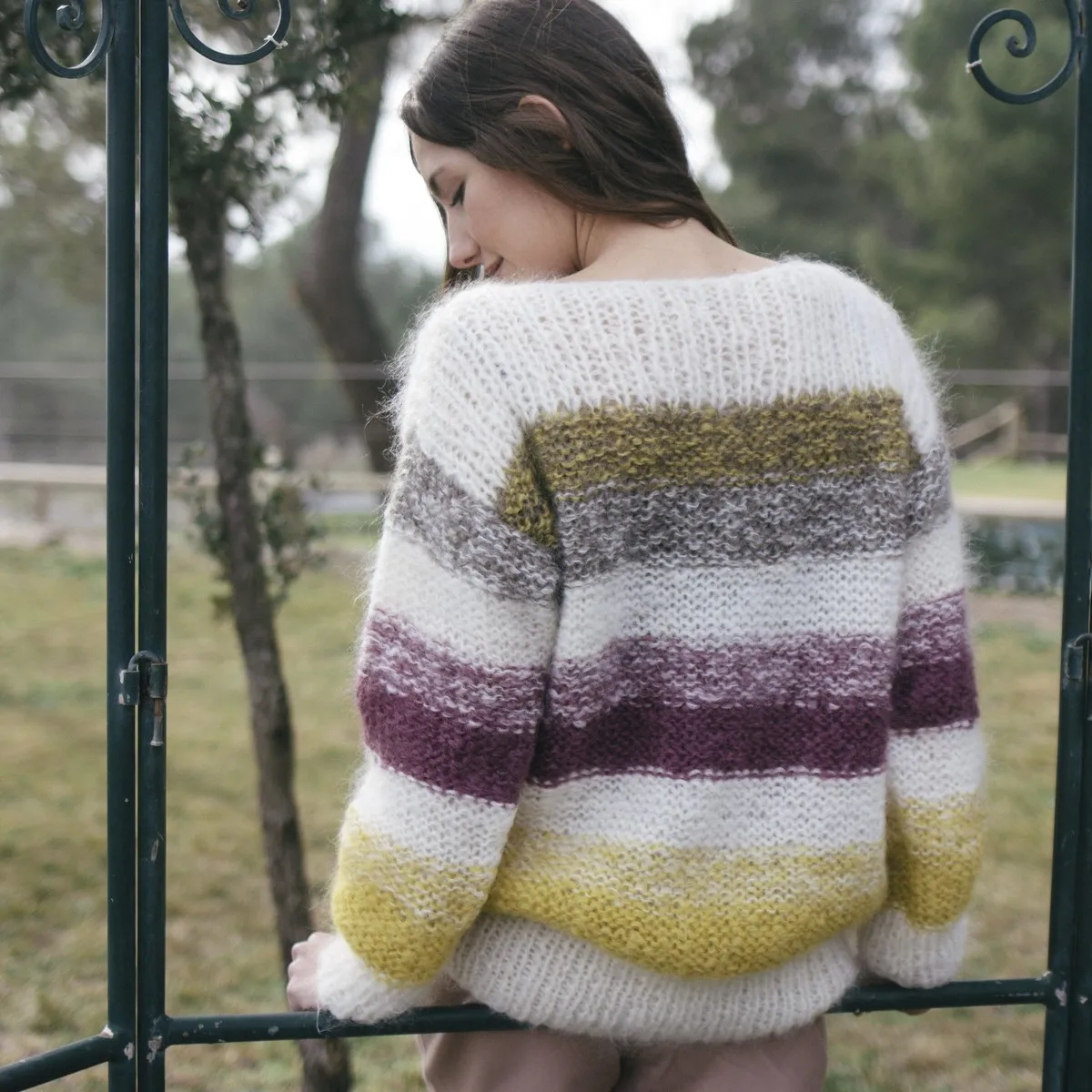 Mohair genser oppskrift