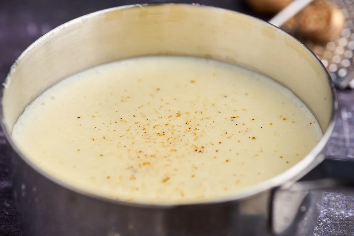 Bechamel sauce yolks egg recipe margaret landis