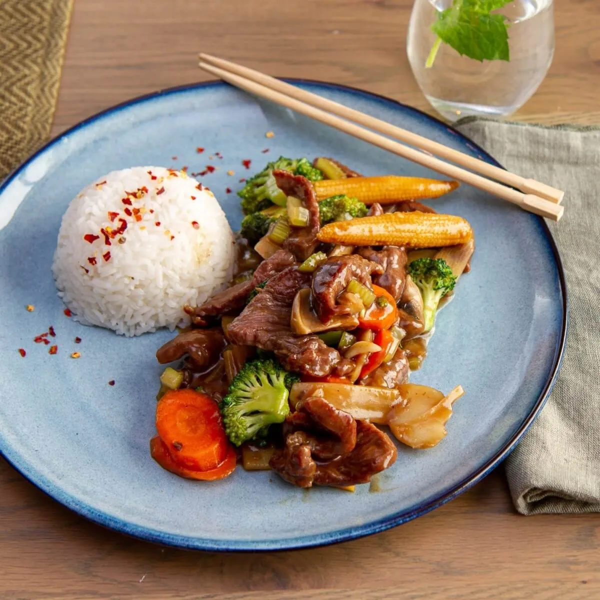 Biff chop suey oppskrift